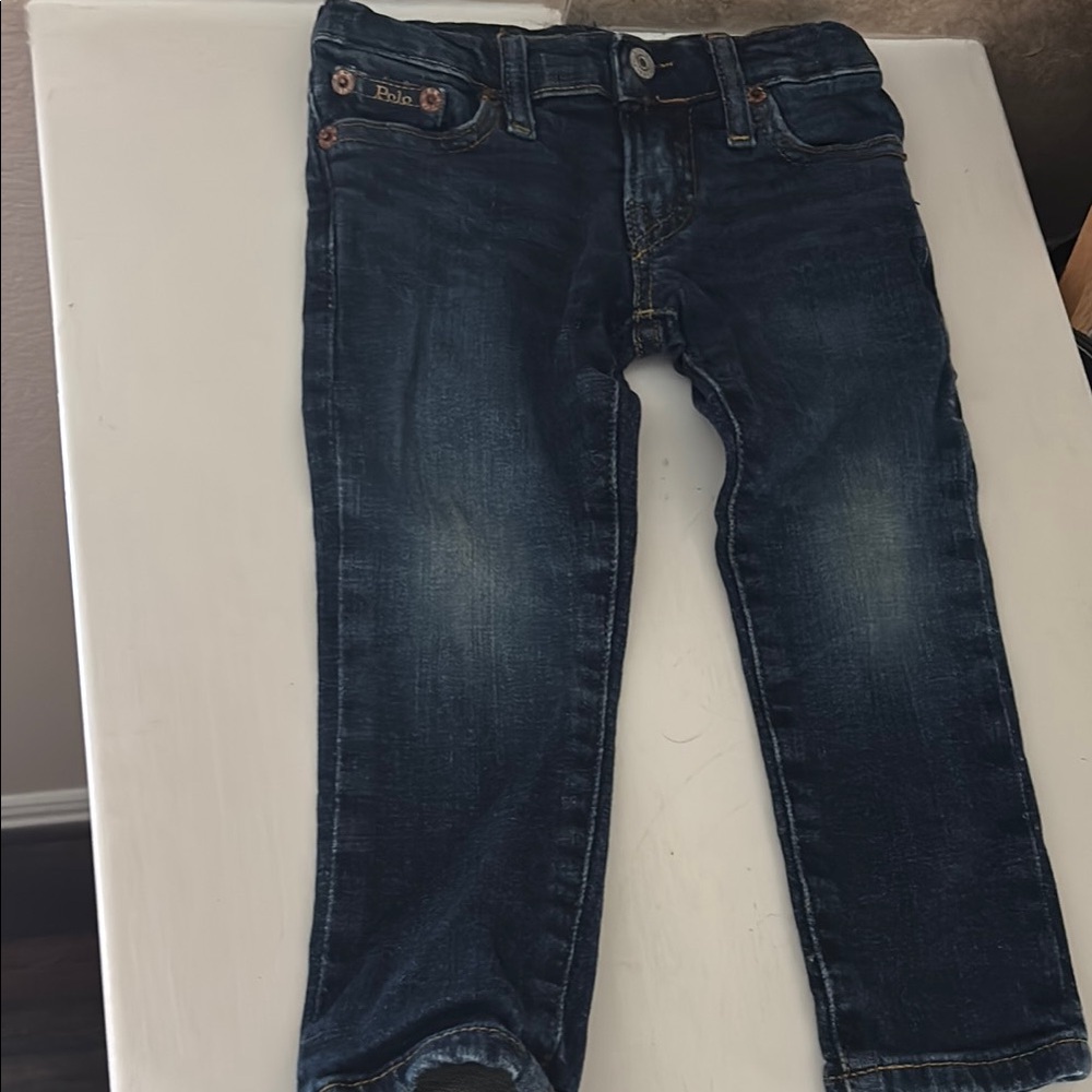 Ralph Lauren Blue Straight Jeans Classic Style